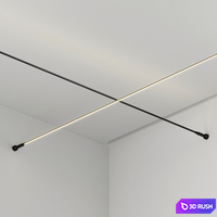 String light system line 3D Model Corona