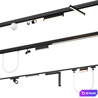 Ambrella light Track System magnetic 3D Model