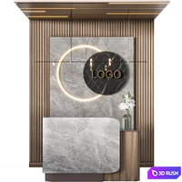 RECEPTION DESK NO19 3D Model Vray, Corona