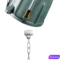 Vintage industrial lamp in the form of a bullet 3D Model Corona