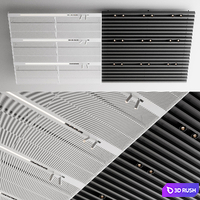Suspended ceiling SAS International 3 3D Model Vray, Corona