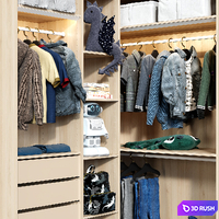 Wardrobe ikea child 3 3D Model Corona