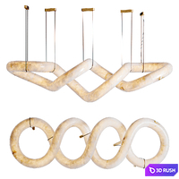 Pendant lamp Infinity16 from Atelier Alain Ellouz 3D Model Corona