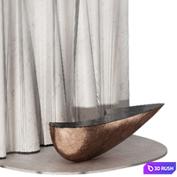 Reception Desk 3D Model Corona