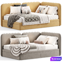 Parfe Kids Bed 13 3D Model Corona
