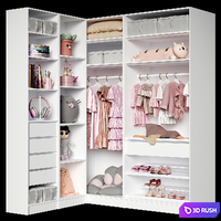 Child wardrobe ikea 6 3D Model Corona
