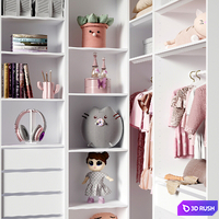 Child wardrobe ikea 6 3D Model Corona