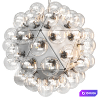 Hanging Designer Luminaire TARAXACUM by Flos 3D Model Vray, Corona