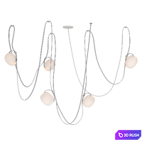 VS-5 Vitis Chandelier 3D Model Corona