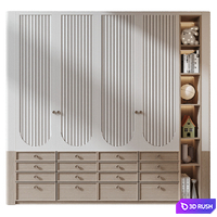 Furniture composition GHS-2613 3D Model Corona