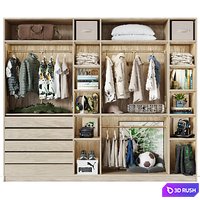 Child wardrobe 11 3D Model Corona