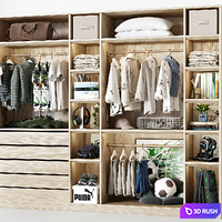 Child wardrobe 11 3D Model Corona