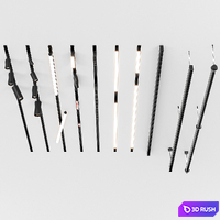 Track system centersvet Infinity 3D Model Corona