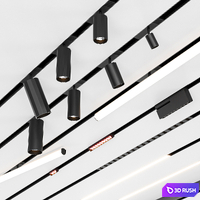 Track system centersvet Infinity 3D Model Corona