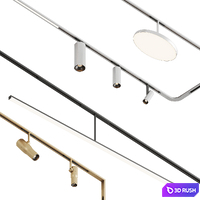 Flos zero track pro 3D Model Corona
