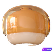 Wall Lamp Kinoko La Redoute 3D Model Vray, Corona