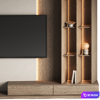 TV Set-5 3D Model Corona