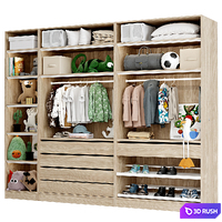 Wardrobe16 3D Model Corona