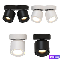 Ceiling lights with heads 3D Model Corona