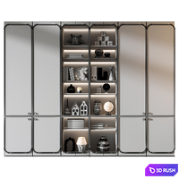 Furniture composition GHS-2637 3D Model Corona