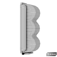 Grain Drift Bump Sconce Small 3D Model Corona