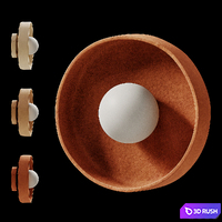 Ceramic Disc Orb Surface Mount 3D Model Corona