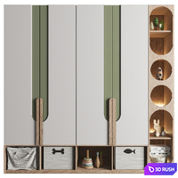 Kid Furniture Composition 01 3D Model Vray, Corona