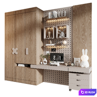 Furniture composition 900 3D Model Corona