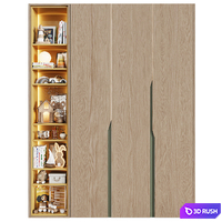 Children's modular wardrobe in a modern minimalist style 31 3D Model Corona
