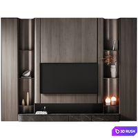 TV set 011 3D Model Vray, Corona