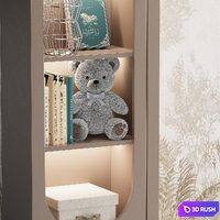 Children's furniture to order (shelf and decorative arch) 3D Model Corona