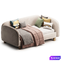 Debbie 180 Kids Bed 3D Model Corona