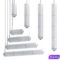 TEKIO Vertical and Horizontal Pendant light 3D Model Corona