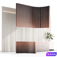 Reception desk 005 3D Model Corona