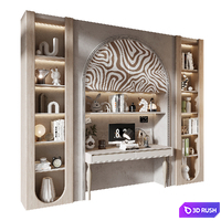 Furniture composition 953 3D Model Corona