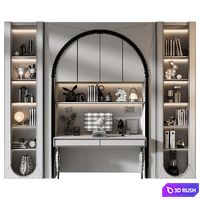 Furniture composition 953 3D Model Corona