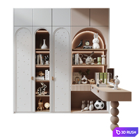 Furniture composition 958 3D Model Vray