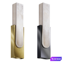Alabaster Sconce 3D Model Corona