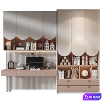 Furniture composition GHS-2700 3D Model Corona