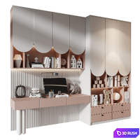 Furniture composition GHS-2700 3D Model Corona