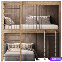 Children's bed 005 3D Model Corona
