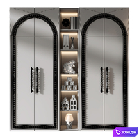 Furniture composition GHS-2725 3D Model Corona