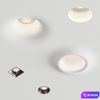 Linea Light Gypsum Gypsum Lighting Fixtures 3D Model Corona