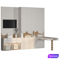 Custom-made children's furniture 568-N 3D Model Vray, Corona