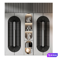 Furniture composition GHS-2741 3D Model Corona