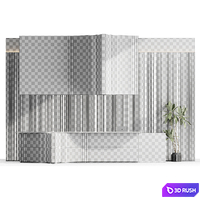 Reception desk 005 3D Model Corona