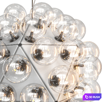 Hanging Designer Luminaire TARAXACUM by Flos 3D Model Vray, Corona