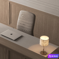 Reception - Office Furniture 823 3D Model Vray, Corona