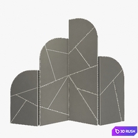 Partition Brabbu Canyon Screen 3D Model Vray