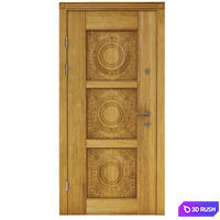 The front door of Milan (Milano) 3D Model Vray